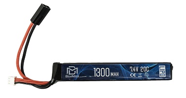 детальное фото для раздела Аккумулятор BlueMax LiPo 7.4V 1300mAh 20С, (Б/У) интернет-магазин "Планета страйкбола»