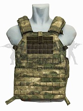 детальное фото Плитоносец ССО Панцирь большой A-TACS FG Camo интернет-магазин "Планета страйкбола"