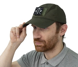 Нашивка Strike "ПО*УЙ", 50х50 мм, Светоотражающий, черный, лазерная резка