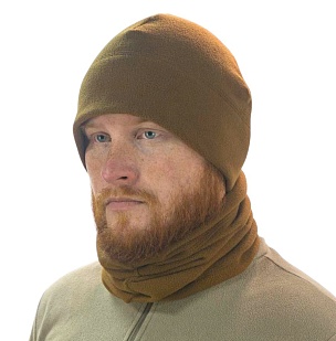 Шапка утепленная Strike Хелико-220 флис р-р 54, койот