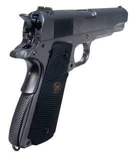 Пистолет WE Colt M1911 A1, хром, M.E.U. (we-e006a-tac)