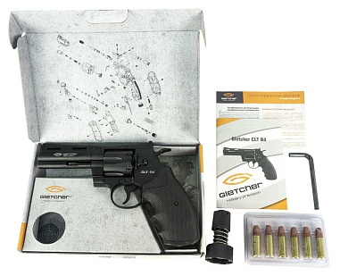Пистолет пневматический Gletcher Colt B4 4.5мм