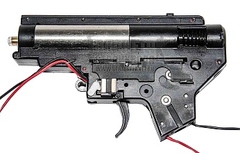 фото Гирбокс V2 Cyma 120м/с в сборе, проводка в приклад интернет-магазин "Планета страйкбола"