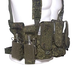 Разгрузочный жилет Strike честриг 3 ак, 1 утилитарный, 2 гранаты, цифра кордура