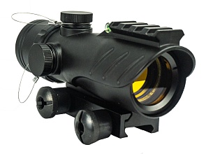 Прицел коллиматорный Marcool 1x30 с уровнем и лазером (hy9061-1)