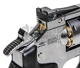 Gletcher Револьвер SW R25 Silver, пневматический, серебристый