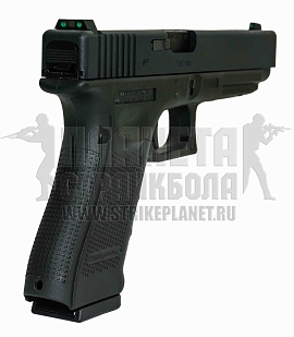 WE Пистолет Glock 35 gen.4, greengas