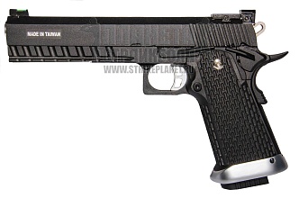 фото детально kjw пистолет colt m1911 hi-capa 6", co2 (kp-06.co2) интернет-магазин "Планета страйкбола"