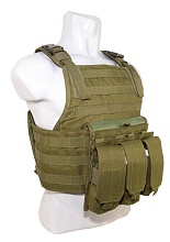 Плитоносец Sabado с подсумками, олива (Б/У)