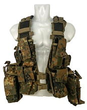 детальное фото для раздела Разгрузочный жилет Mil-Tec Commando RSA Vest, flecktarn (Б/У) интернет-магазин "Планета страйкбола»