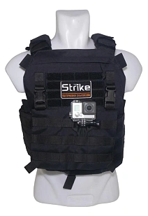 Крепление Strike экшен камеры GoPro на жилет MOLLE с винтом, 3D печать пластик