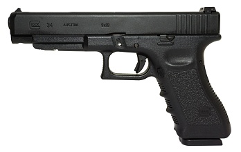 фото детально пистолет tokyo marui glock 34 gen. 3 gbb, грингаз интернет-магазин "Планета страйкбола"