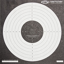 мишень gletcher инверсная 17х17, 15 шт