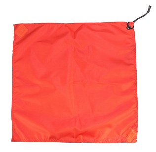 детальное фото Платок / красная повязка Strike "мертвяк" красный 50x50 см, с люверсом и велкро интернет-магазин "Планета страйкбола"