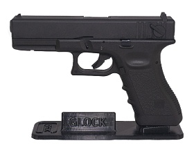 подставка strike для пистолета glock, 3d печать пластик