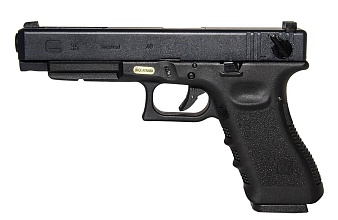 фото детально пистолет we glock 35 gen.3 greengas (we-g009a-bk) интернет-магазин "Планета страйкбола"