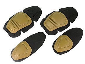 детальное фото для раздела Наколенники и налокотники Kingrin Frog Gear II, tan (pa-08-t) (Б/У) интернет-магазин "Планета страйкбола»