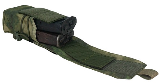 Подсумок Strike под 2 магазина АК с клапаном, атакс кордура