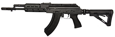 фото детально автомат cyma ак-103, тактический обвес (cm076b) интернет-магазин "Планета страйкбола"