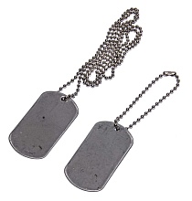 детальное фото Mil-tec Личный жетон US DOG TAG интернет-магазин "Планета страйкбола"