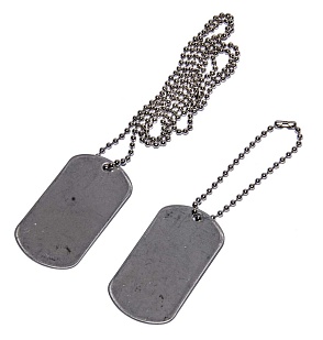 детальное фото Mil-tec Личный жетон US DOG TAG интернет-магазин "Планета страйкбола"
