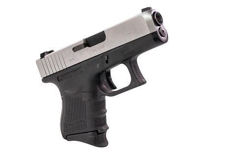 WE Пистолет Glock 27 Gen.4, серебристый слайд (WE-G006B-SV)