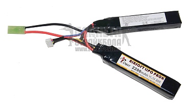 детальное фото для раздела Аккумулятор iPower LiPo 11.1В, 2200мАч, 20C, 2 лепестка интернет-магазин "Планета страйкбола»