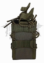 детальное фото Подсумок магазина АКМ 2шт. ССО Raid molle олива (125947) интернет-магазин "Планета страйкбола"