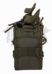 детальное фото Подсумок магазина АКМ 2шт. ССО Raid molle олива (125947) интернет-магазин "Планета страйкбола"
