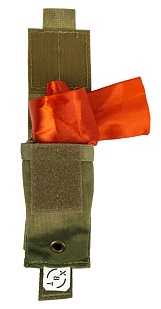 Подсумок X8T с красной лентой A-TACS Camo