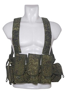 детальное фото Разгрузочный жилет Strike честриг 3 ак, 1 утилитарный, 2 гранаты, цифра кордура интернет-магазин "Планета страйкбола"