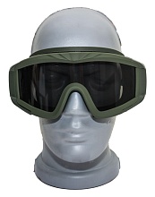 Очки Kingrin 3 линзы олива (ma-109-od)