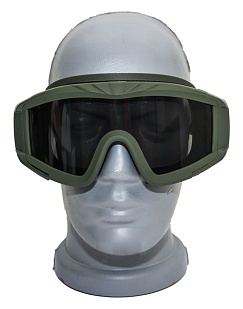 Очки Kingrin 3 линзы олива (ma-109-od)