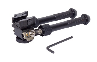 Сошки складные телескопические V9, черные (v9risbk)