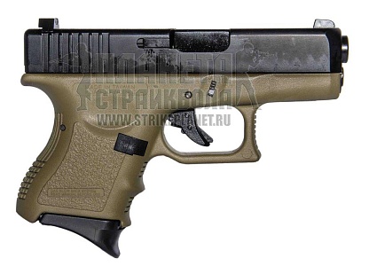 KJW Пистолет Glock 27, greengas, tan