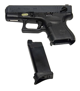 WE Пистолет Glock 26, gen.4, greengas (gp622b)