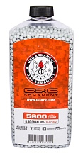 детальное фото для раздела Шары G&G 0.30г. 5600шт. Perfect серые (g-07-242) интернет-магазин "Планета страйкбола»