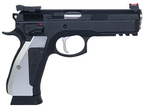 Пистолет KJW CZ SP-01 ACCU GBB, greengas (sp-01-accu)