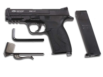 Gletcher Модель пистолета Smith&Wesson MP, металл, пневматический