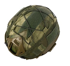 детальное фото для раздела Чехол на шлем FAST A-TACS Camo, сетка (Б/У) интернет-магазин "Планета страйкбола»