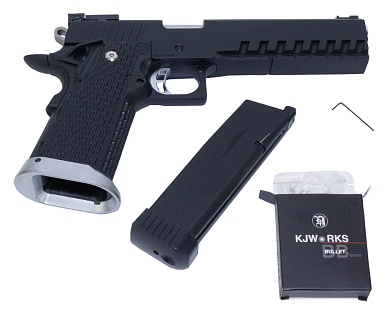 KJW Пистолет Colt M1911 Hi-Capa 6", greengas (kp-06)