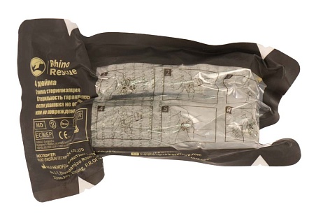 Индивидуальный перевязочный пакет (ИПП / Бандаж) Rhino Rescue израильский, 4 дюйма (CR-BD01A)