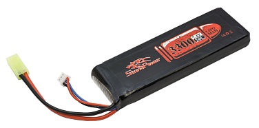 детальное фото для раздела Аккумулятор StormPower LiPo 7.4в, 3300мАч, 20С, блок-тип интернет-магазин "Планета страйкбола»