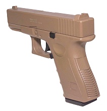 Galaxy Пистолет Glock 19, спринг, tan (g15d)