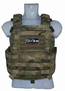 детальное фото Плитоносец Strike под плиты Гранит 3 размера, кордура 1050D, A-TACS Camo интернет-магазин "Планета страйкбола"