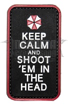 детальное фото Нашивка Zlo "Keep Calm & Shoot them" интернет-магазин "Планета страйкбола"
