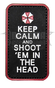 детальное фото Нашивка Zlo "Keep Calm & Shoot them" интернет-магазин "Планета страйкбола"