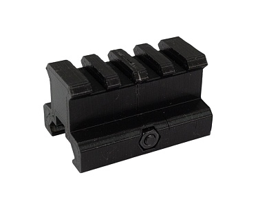 детальное фото для раздела Планка Strike повышающая picatinny 50мм, 3D печать пластик (Уценка) интернет-магазин "Планета страйкбола»