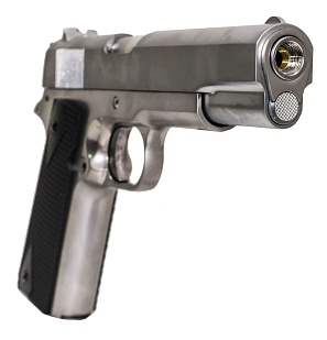 Пистолет WE Colt M1911 A1, хром (we-e006b-tac)