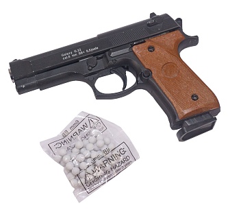 детальное фото для раздела Galaxy Пистолет Beretta 92 mini, спринг (g22), не стреляет, не фиксируется магазин (Б/У) интернет-магазин "Планета страйкбола»